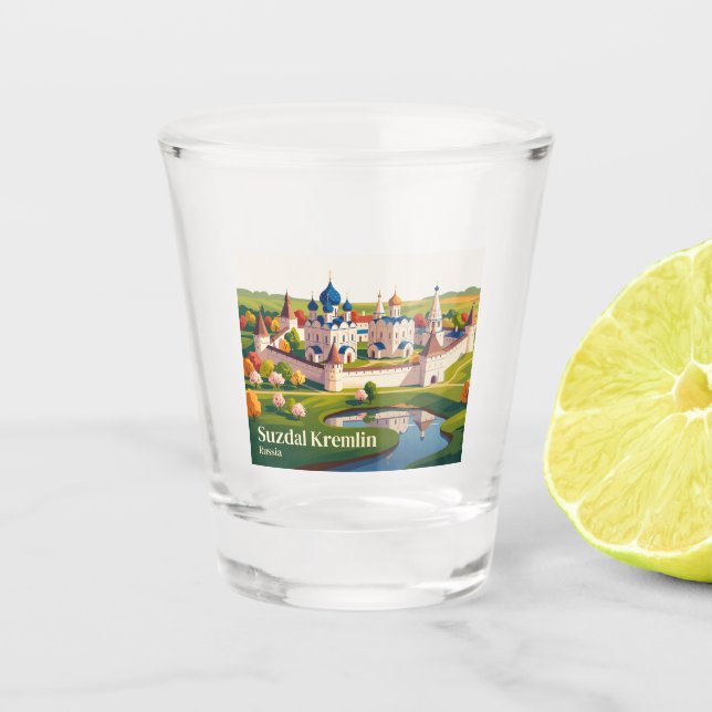 Verre A Shot Kremlin de Souzdal Russie (Devant)