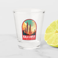 Kuala Lumpur Malaisie Travel Art Vintage