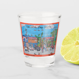 Verre A Shot La Fonda, La Mision, Baja Shot Glass