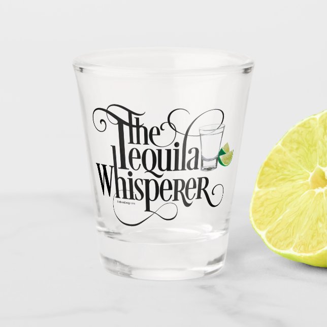 Verre A Shot La Tequila Whisperer Shot Glass (Devant)