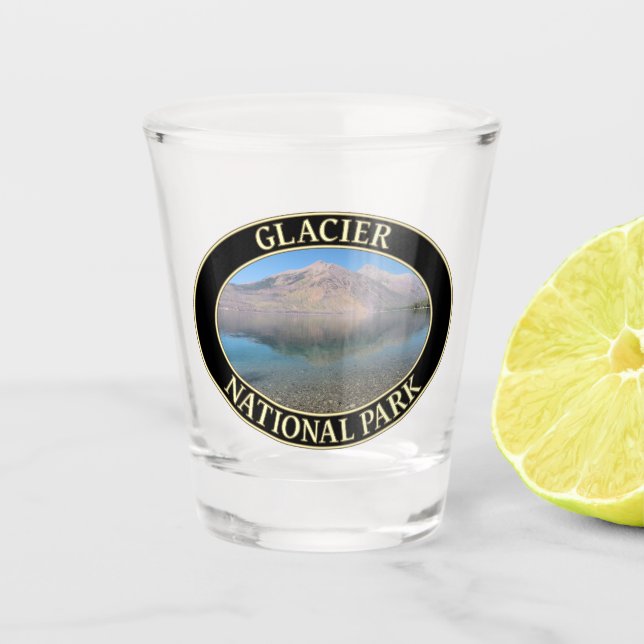 Verre A Shot Lac McDonald au parc national des Glaciers du Mont (Devant)