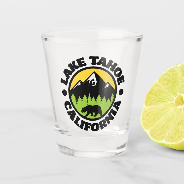 Verre A Shot Lac Tahoe, Californie (Devant)
