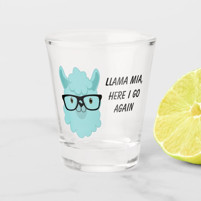 Verre A Shot Lama Mia (Devant)