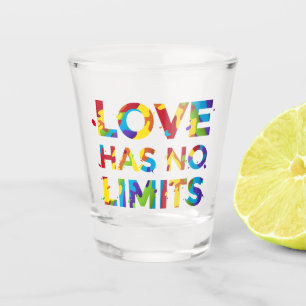 Verre A Shot L'amour n'a pas de limites