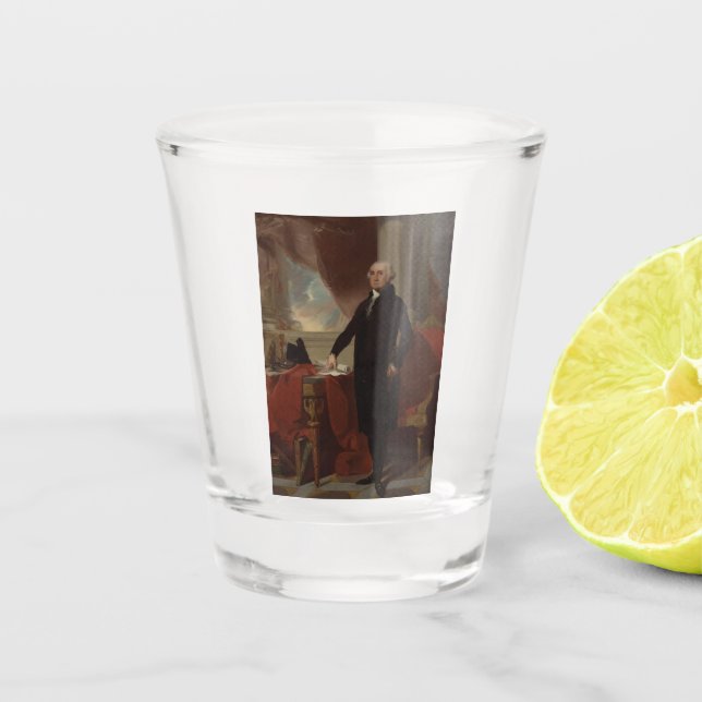 Verre A Shot Lansdowne Portrait : Le président américain George (Devant)
