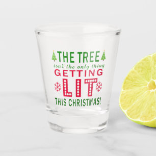 Verre A Shot L'arbre n'est pas la seule chose qui s'illumine No