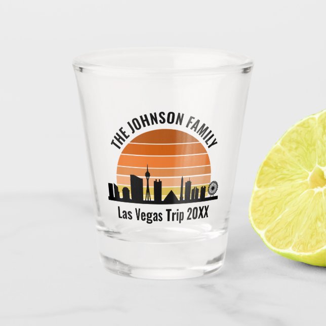 Verre A Shot Las Vegas Strip Sunset vacances sur mesure (Devant)
