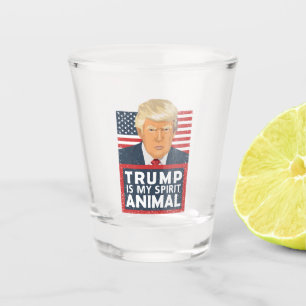 Verre A Shot L'atout est mon animal d'esprit drôle