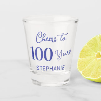 Verre A Shot Lavande fête ses 100 ans 100e anniversaire