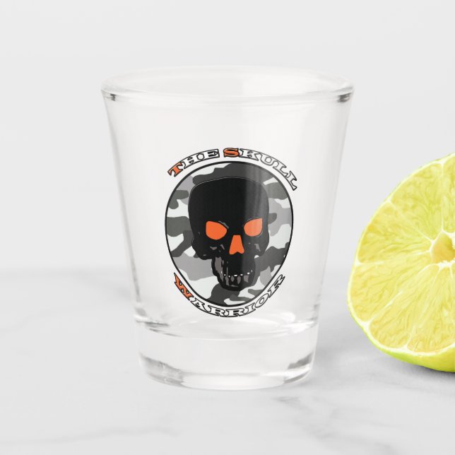 Verre A Shot Le guerrier du crâne (Devant)