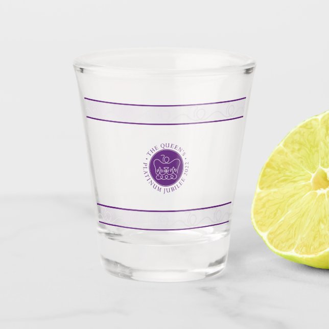 Verre A Shot Le jubilé de platine de la Reine 2022 (Devant)