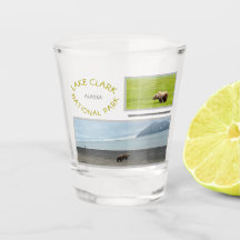 Le lac Clark National Park Shot Glass
