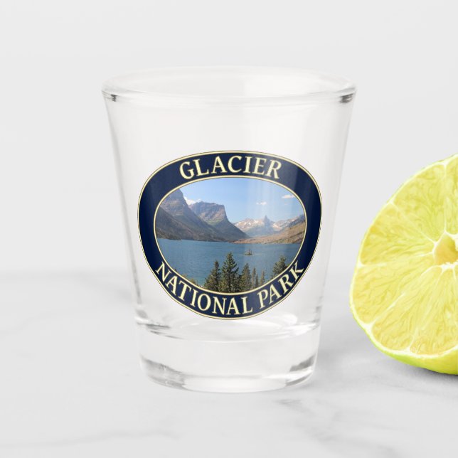 Verre A Shot Le lac Saint Mary au parc national des Glaciers (Devant)