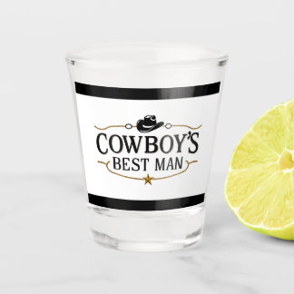 Verre A Shot Le meilleur homme de Cowboy
