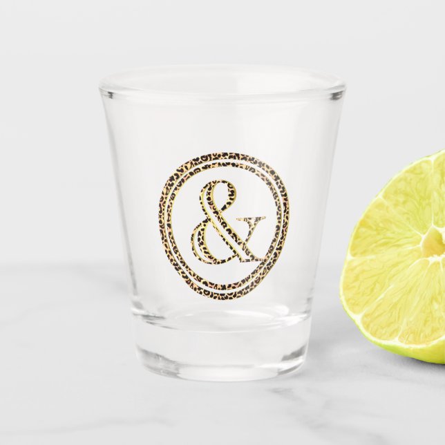 Verre A Shot Leopard & (Devant)