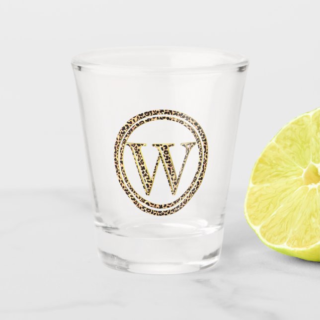 Verre A Shot Leopard W (Devant)