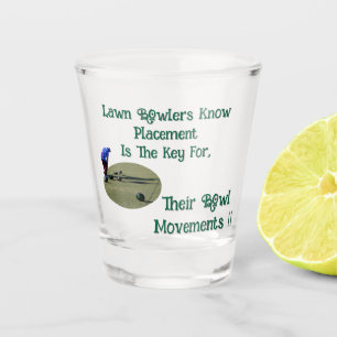 Verre A Shot Les Bowlers De Pelouse Connaissent Le Placement Cl