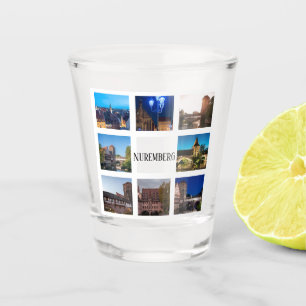 Verre A Shot Les paysages de Nuremberg