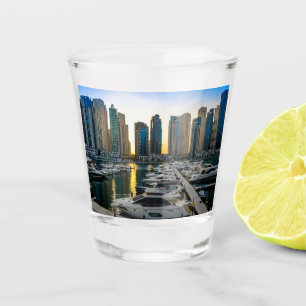 Verre A Shot Les tours de Dubaï
