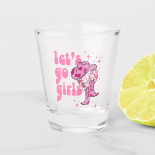 Verre A Shot Lets Go Girls Disco Cowgirl Bachelorette Party