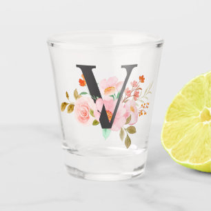 Verre A Shot Lettre V