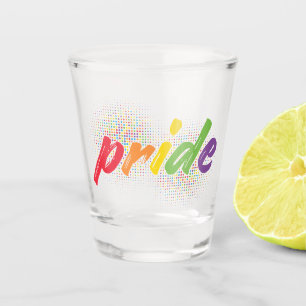 Verre A Shot LGBTQ - Fierté - Couleurs arc-en-ciel