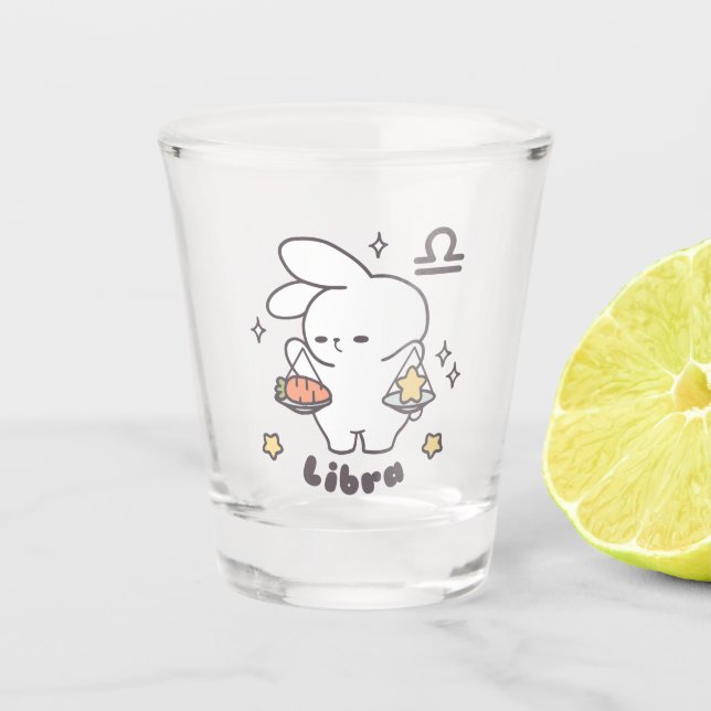 Verre A Shot Libra Loppi Tokki Bunny Série Zodiac (Devant)