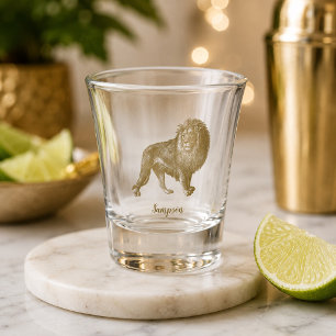 Verre A Shot Lion Époustouflant