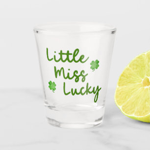 Verre A Shot Little Miss Lucky St Patrick's Day Green