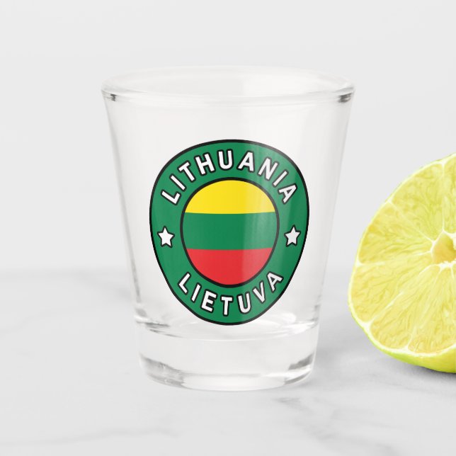Verre A Shot Lituanie Lietuva (Devant)