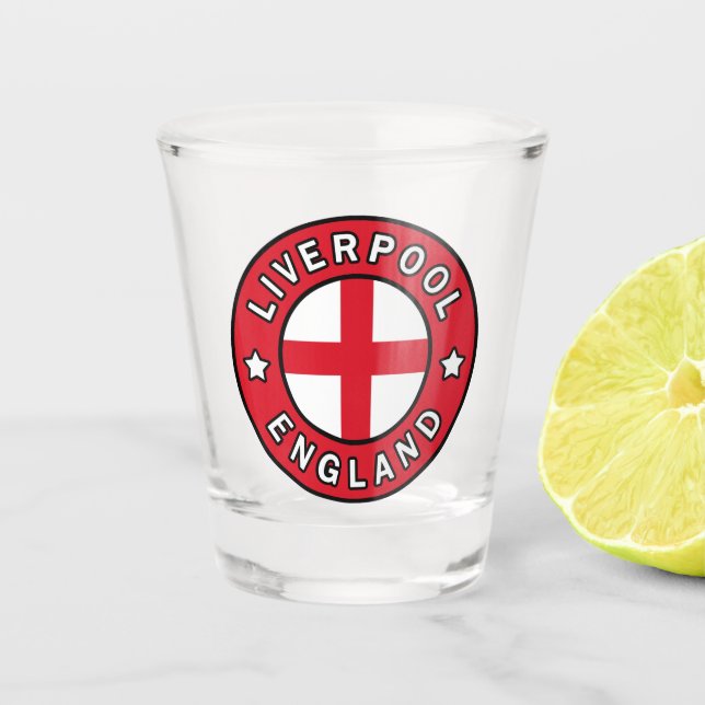 Verre A Shot Liverpool Angleterre (Devant)