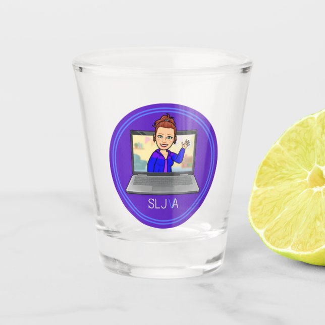 Verre A Shot Logo de dessin animé SLJ-VA (Devant)