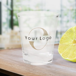 Verre A Shot Logo de l'entreprise Simple propreté minimale Marq
