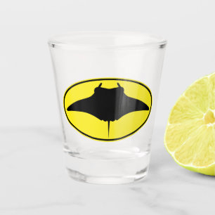 Verre A Shot Logo Manta Ray