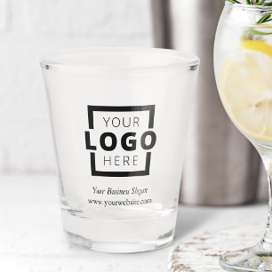 Verre A Shot Logo promotionnel personnalisé