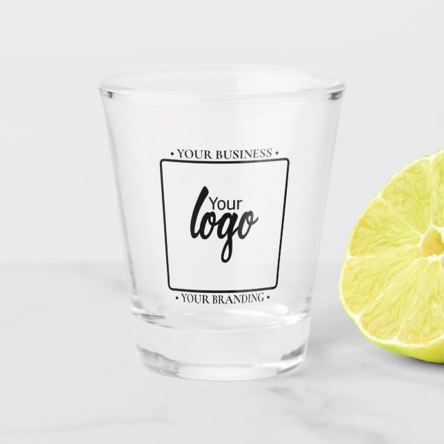 Verre A Shot Logo unique design simple et personnalisé (Devant)