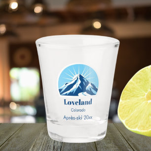 Verre A Shot Loveland Colorado USA après-ski souvenir