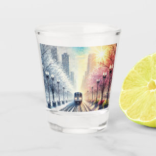 Verre A Shot Lunettes de tir de la saison de Chicago