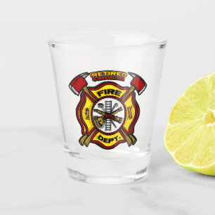 VERRE A SHOT LUTTE CONTRE LE FEU RETIRÉE