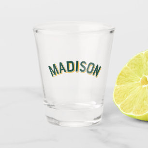 Verre A Shot Madison, Arc Vintage du Wisconsin