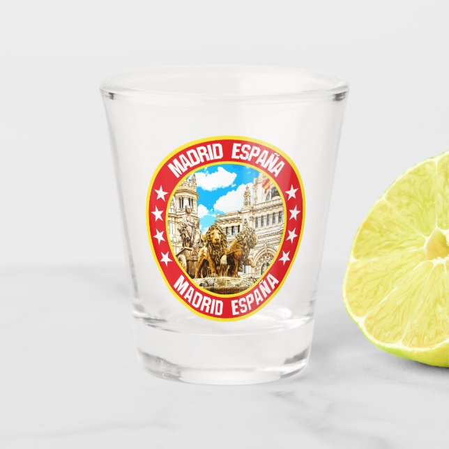 Verre A Shot Madrid (Devant)