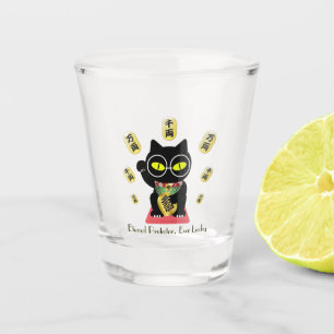 Verre A Shot Maneki Neko Lucky Poilue
