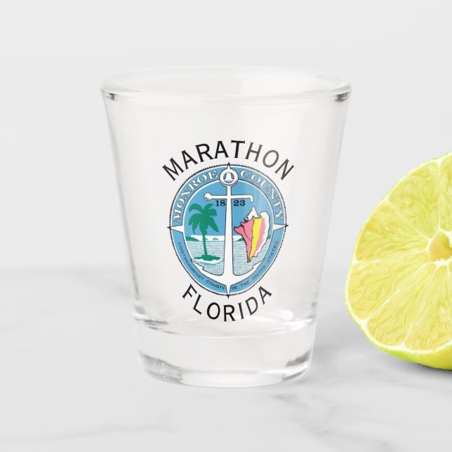 Verre A Shot Marathon - Florida Keys (Devant)
