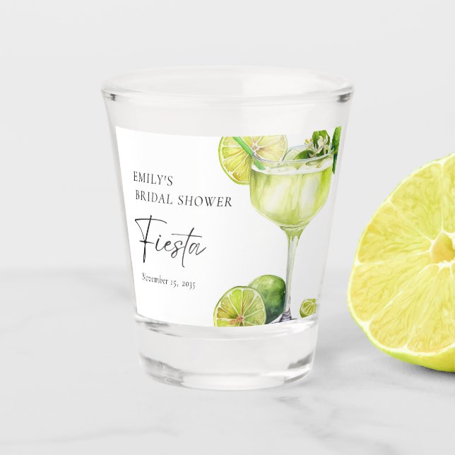 Verre A Shot Margarita Fête des mariées mexicaine Fiesta (Devant)