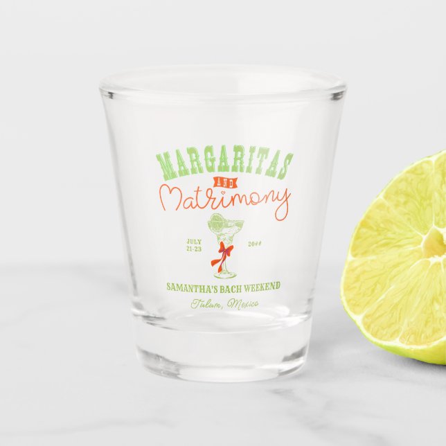 Verre A Shot Margaritas & Mariage Tulum Bachelorette (Devant)