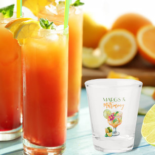 Verre A Shot Margs et Matrimony Tequila & Fiesta Enterrement de