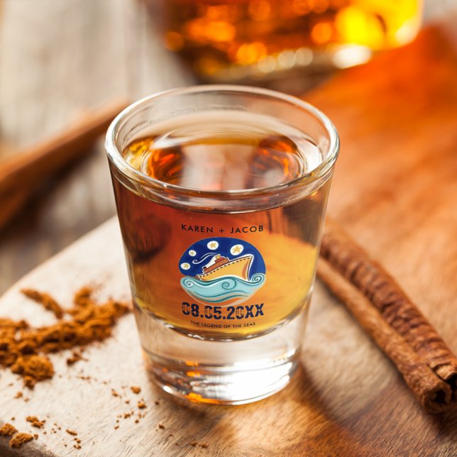 Verre A Shot Mariage bateau de croisière (Créateur téléchargé)