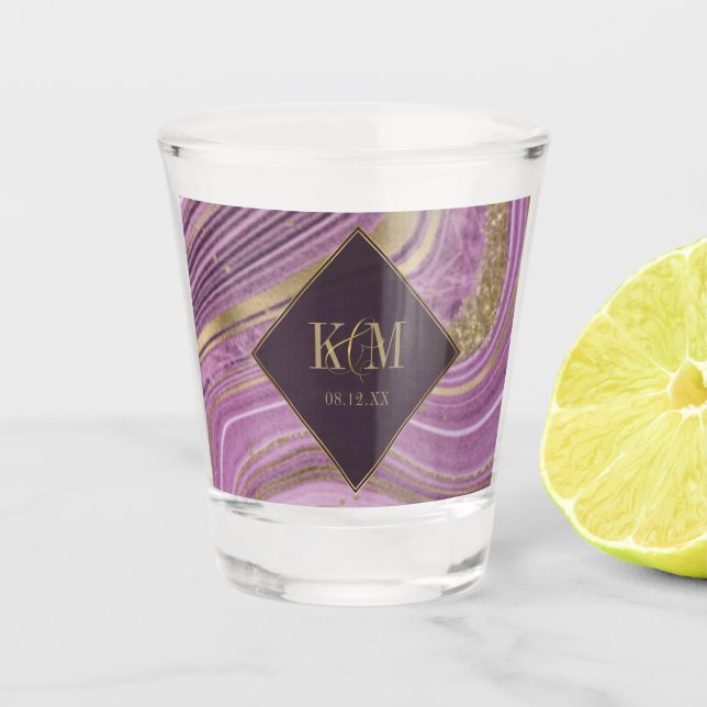 Verre A Shot Mariage d'âge Abstrait ID827 (Devant)