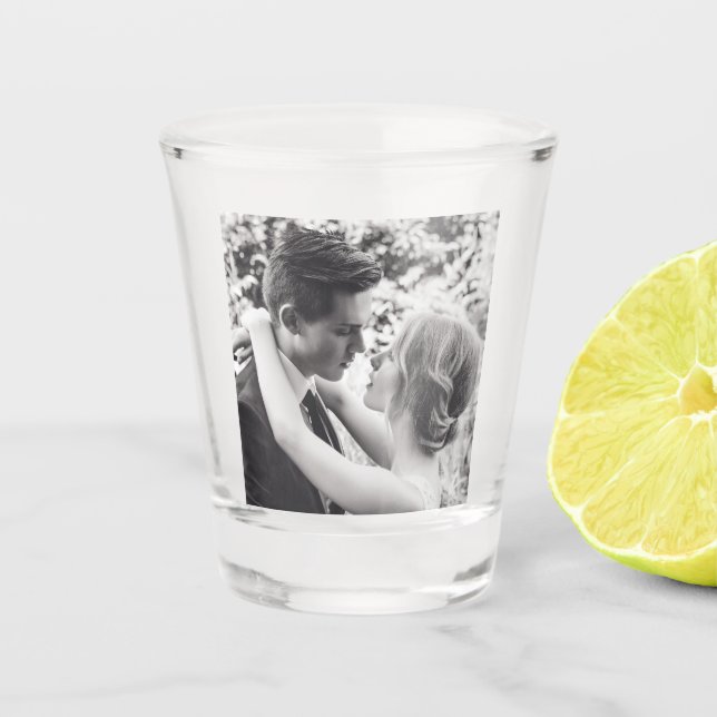 Verre A Shot Mariage DE PHOTOS PERSONNALISÉ TIRER DES VERRES, T (Devant)