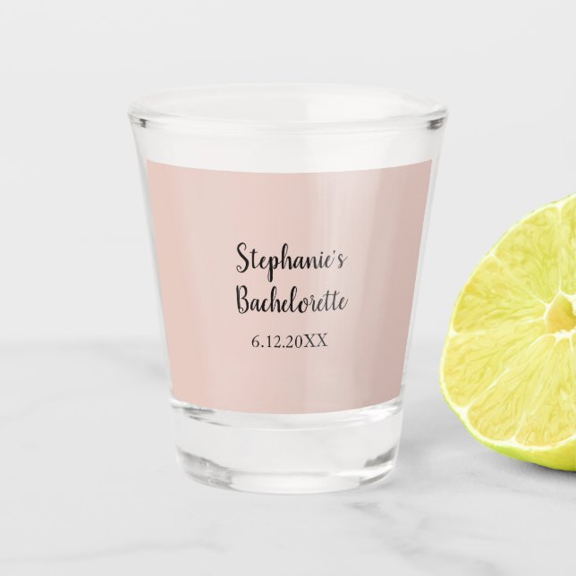 Verre A Shot Mariage de sel rose Bachelorette Party Cadeau Favo (Devant)